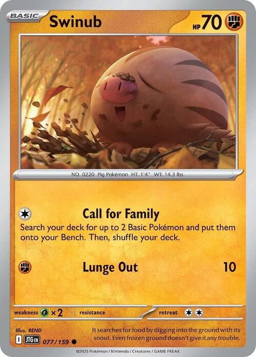 Journey Together Swinub #77/159